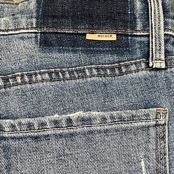 Mother Superior Distressed Cropped Jeans The Tomcat Size 26 New - Picture 11 of 11